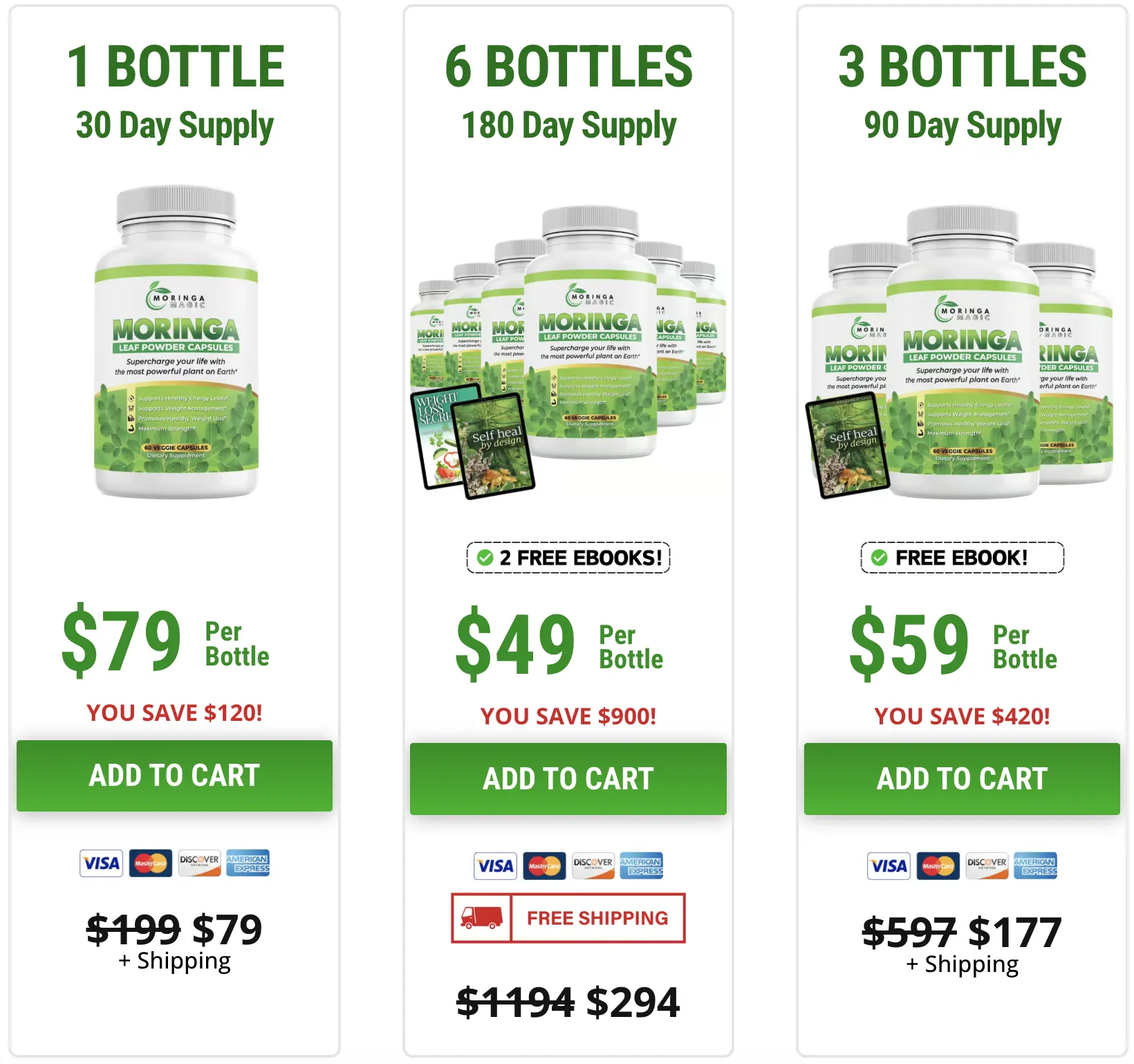Buy Moringa Magic 6 Bottles